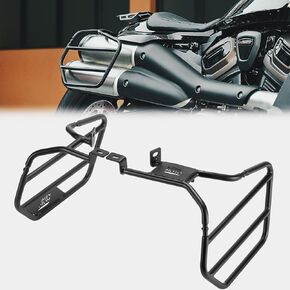KEMIMOTO Motorcycle Saddlebag Guards Support Kit, Saddle Bags Bracket Mount Kit Compatible with SS1250 Sportster S 1250 RH1250 2021 2022 2023, Sportster S Accessories, Black