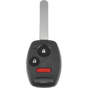 X AUTOHAUX 313.8MHz MLBHLIK-1T Replacement Smart Proximity Keyless Entry Remote Key Fob for Honda CR-V CR-Z Fit Insight Accord Crosstour 3 Buttons with Door Key 46 Chip