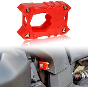 SAUTVS Sporty Key Shell for Ryker Outlander, Red Ignition Key Cover Holder Key Case for Can-Am Ryker/Outlander Accessories (1PCS)