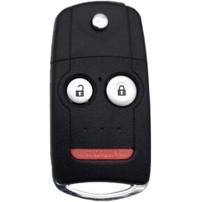 Key Fob Keyless Entry Remote Flip Shell Case with Pad fit for Acura TL TSX RDX Flip Key
