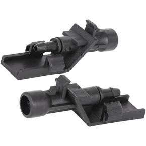 ACROPIX Single Hole Windshield Wiper Washer Nozzle Spray Jet Fit for Honda CR-V - Pack of 2 Black
