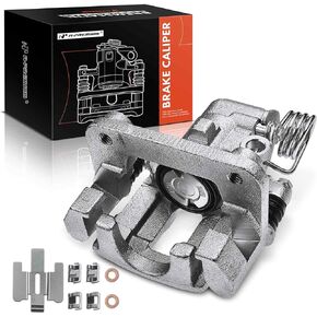 A-Premium Disc Brake Caliper Assembly with Bracket Compatible with Select Ford Models - Mustang 1994 1995 1996 1997 1998, 3.8L 4.6L 5.0L - Rear Right Pasenger Side
