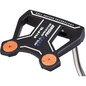 Rife Golf Roll Groove Technology Series Right Handed RG8 Full Exotic Mallet Putter Precision Milled Face Edge and Cavity Ensures an Ideal Weight Balance Perfect for Lining Up Your Putts
