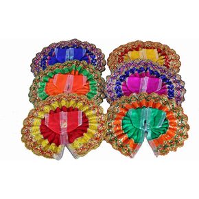Esplanade Ladoo Gopal Poshak | God Dress | Bhagwaan Ki Poshaak | Dev Vastra - (Set of 6)