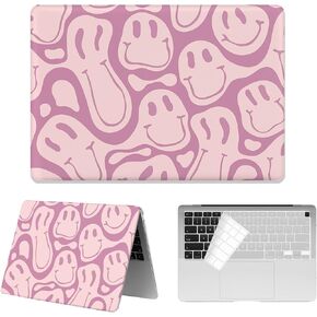Watbro Compatible with 2022 Release MacBook Air 13.6 Inch Case M2 Chip Model A2681,Retro 70’s Modern Pattern case, Suitable for MacBook Air 2022 with Touch ID