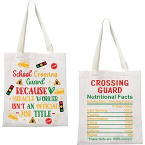 Crossing Guard Gifts Crossing Guard Tote Bag Crossing Guard Appreciation Gift Lollipop Lady Gift