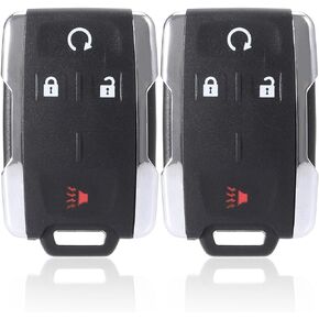 CarBole Car Remote Control Key Fob Compatible for Chevy Silverado, GMC Sierra 1500/2500HD/3500 HD 2014-2020, Keyless Entry Remote Replacement for Colorado 2015-2021, Canyon 2015-2021 (2 PCS)