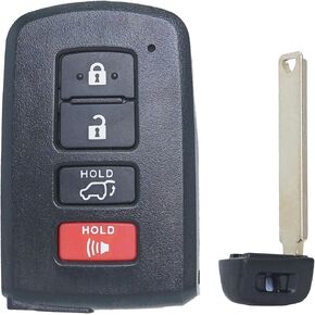 Smart Key Fob Replacement Fits for Toyota Highlander 2014 2015 2016 2017 2018 2019 / Sequoia 2020 2021 Keyless Entry Remote Control HYQ14FBA AG Board PN:281451-2110 89904-0E120 89904-0E121 315 MHz