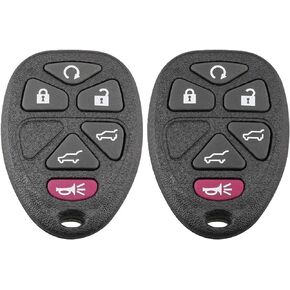 استبدال مفتاح Fob بدون مفتاح عن بعد لسيارة GMC Sierra/Chevy Silverado Traverse Equinox Avalanche/Pontiac Torrent/Saturn Outlook Vue/Hummer H2 (OUC60270، OUC60221)