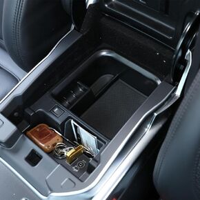 for Land Rover Range Rover Vogue/Sport 2013-2017 ABS Car Center Console Armrest Storage Box Phone Tray Glove Organizers Box,with Refrigerator