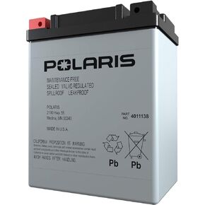 Polaris 12V 14Ah Sealed Rechargeable Battery for Specific Sportsman, Scrambler, ATP, Trail Boss, RANGER EV Models and More, ETX15, 190A CCA, Spill Proof, Maintenance Free UTV, ATV Battery - 4011138