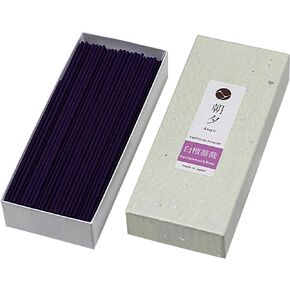 Asayu Japan Traditional Smoke Incense Sticks Sandalwood & Rose Blend Fragrance Scent (40gr) for Evening Meditation, Relax or Yoga, Made in Japan - Sandalwood & Rose Blend