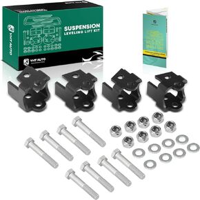 YHTAUTO 2 inch Front and Rear UTV Lift Kit Compatible with 2016-2022 Can-Am Defender 500 800 1000 HD5 HD8 HD10 Max HD10, 4X4, Brackets Suspension Leveling Lift Kit w/Hardware Kit Set of 4