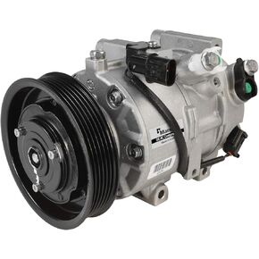 Mando 10A1401 AC Compressor with Clutch Original Equipment (Pre-filled Oil)