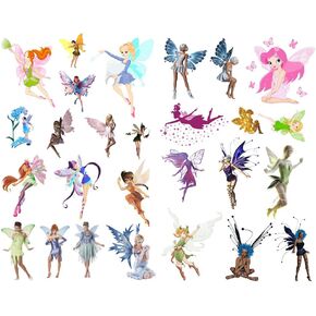 Kawaii Magic Flower Fairy Aesthetic Diary Travel Journal Paper Stickers Scrapbooking Stationery Sticker Flakes Art Supplies