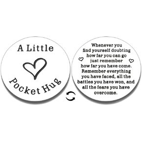 Graduation Gifts for Him Her Class of 2024 Graduation Gift for Women Men 2024 Senior Inspirational Pocket Hug Token Long Distance Relationship Keepsake Encouragement Get Well Soon Friend Son Daughter
