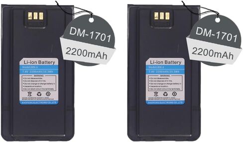 BAOFENG DM-1 Battery for DM1701 DMR Two Way Radio 2200mAh 7.4V Rechargeable 16.3Wh DM-1701 Walkie Talkie Accessories in Kuwait