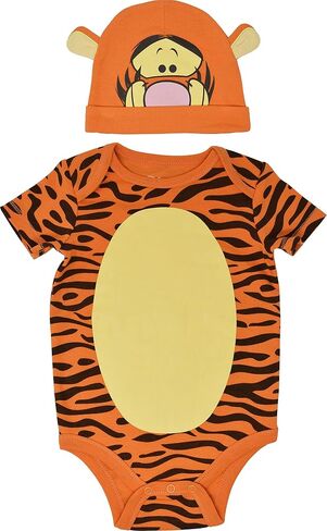 Disney Winnie the Pooh Tigger Infant Baby Boys Cosplay Bodysuit and Hat Set 24 Months in Saudi Arabia