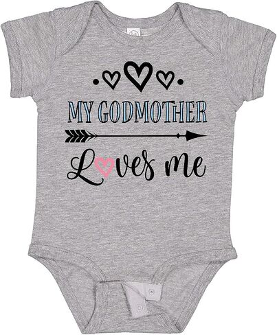 inktastic My Godmother Loves Me Godchild Baby Bodysuit in Saudi Arabia