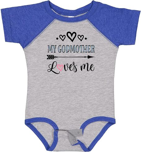 inktastic My Godmother Loves Me Godchild Baby Bodysuit in Saudi Arabia
