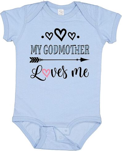 inktastic My Godmother Loves Me Godchild Baby Bodysuit in Saudi Arabia