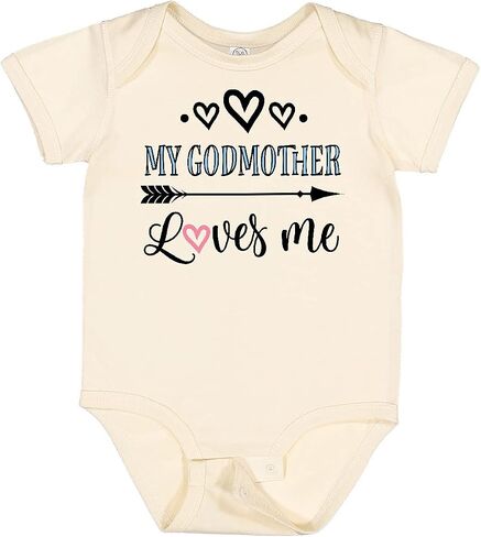 inktastic My Godmother Loves Me Godchild Baby Bodysuit in Saudi Arabia
