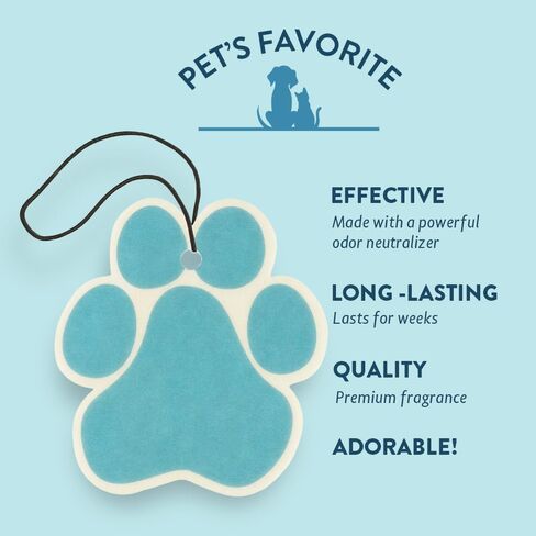 Pet’s Favorite Car Air Freshener - Lemon Zest Pack of 3 - Non-toxic Car Air Freshener - Pet-Friendly Air Freshener For Small Spaces & Car - Hanging Odor Eliminating Air Freshener in Saudi Arabia