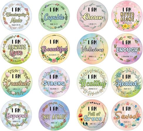 NewEights Bible Verses About Love Stickers (10 Sets X 16 Designs) - Great Gifts for Party Favors, Sunday School Classroom Rewards - Christian Stocking Stuffers for Kids, Boys, Girls in Saudi Arabia