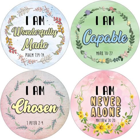 NewEights Bible Verses About Love Stickers (10 Sets X 16 Designs) - Great Gifts for Party Favors, Sunday School Classroom Rewards - Christian Stocking Stuffers for Kids, Boys, Girls in Saudi Arabia