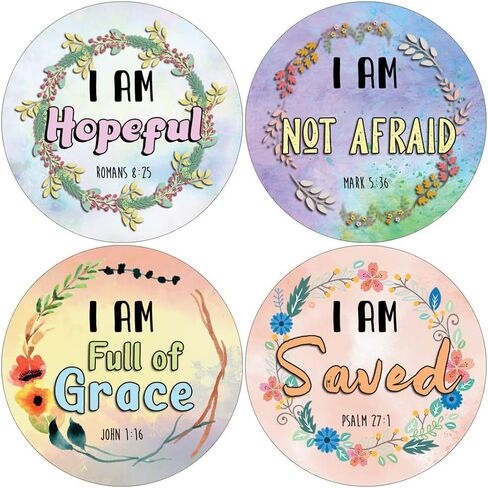 NewEights Bible Verses About Love Stickers (10 Sets X 16 Designs) - Great Gifts for Party Favors, Sunday School Classroom Rewards - Christian Stocking Stuffers for Kids, Boys, Girls in Saudi Arabia