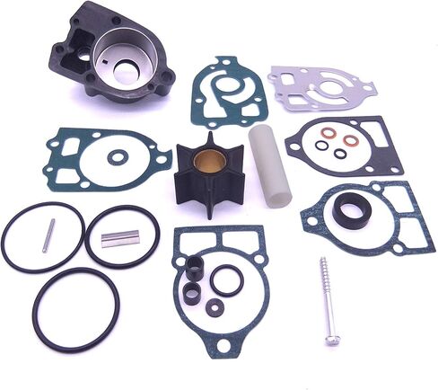 Boat Engine 46-96148T8 46-96148A8 46-96148Q8 46-96148A5 46-42579A4 46-44292A4 46-48747A3 Water Pump Repair Kit with Housing for Mercury Mariner Mercruiser 80HP-225HP, for Sierra 18-3316 18-3517 in Saudi Arabia