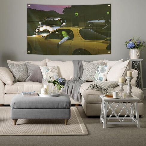 Generic جاك بويز مغني الراب نسيج مضحك 3x5Ft مع الحلقات النحاسية للديكور المنزل، جاك بويز ألبوم الموسيقى نسيج للكلية النوم الحمام غرفة المعيشة ديكور in Kuwait