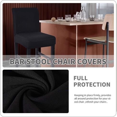 Stretch Slipcovers Chair Cover for Counter Height Side Chairs Covers Stretch Protectors in Saudi Arabia