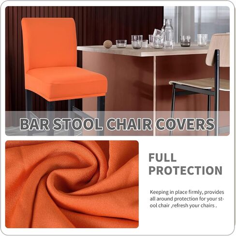 Stretch Slipcovers Chair Cover for Counter Height Side Chairs Covers Stretch Protectors in Saudi Arabia