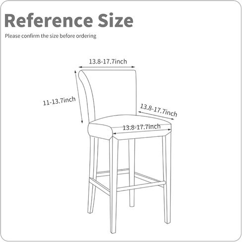 Stretch Slipcovers Chair Cover for Counter Height Side Chairs Covers Stretch Protectors in Saudi Arabia