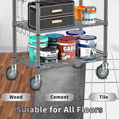 4 inches Stem Casters for Wire Shelving Racks in Saudi Arabia