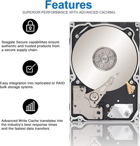 سيجيت إنتربرايز سعة 3.5 | ST4000NM0035 | 4 تيرابايت 7.2 كيلو دورة في الدقيقة، ذاكرة تخزين مؤقت 128 ميجابايت، 3.5 بوصة ساتا 6 جيجابايت/ثانية | 512 ن | فيبس 140-2 | محرك الأقراص الثابتة الداخلي للمؤسسات (متجدد) in Saudi Arabia