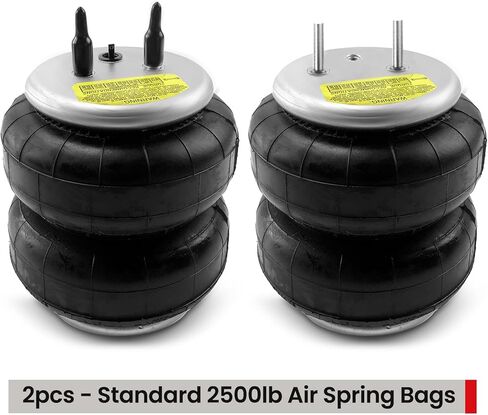 مجموعات تعليق أكياس الهواء الزنبركية VIGOR المتوافقة مع مجموعة نوابض مساعدة الهواء الخلفية لسيارة Ford F-150 2WD و4WD طراز 2015-2023، تصل إلى 5000 رطل من سعة تسوية الحمل in Kuwait