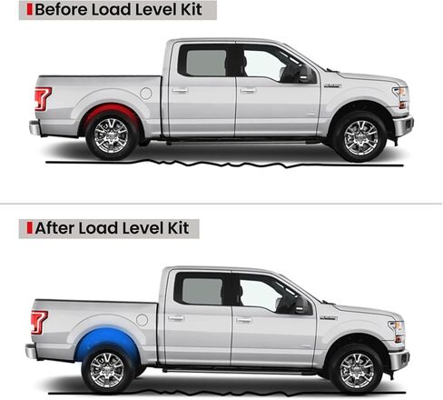 مجموعات تعليق أكياس الهواء الزنبركية VIGOR المتوافقة مع مجموعة نوابض مساعدة الهواء الخلفية لسيارة Ford F-150 2WD و4WD طراز 2015-2023، تصل إلى 5000 رطل من سعة تسوية الحمل in Kuwait