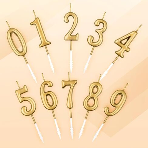 60th Birthday Candles, Champagne Gold Number 60 Candle for Cake, Happy Birthday Cake Topper Decoration for Birthday Anniversary Celebration Party Supplies in Saudi Arabia