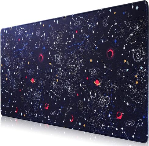Gaming Mouse Pad, Extended Mouse Pad Size 35.4x15.7 Thickness 0.1inches,Premium-Textured Non-Slip & Waterproof Computer Mousepad with Stitched Edges for Gaming,Office & Home 90x40 Hmap in Saudi Arabia