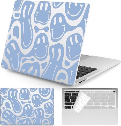 متوافق مع Watbro مع إصدار 2022 لجهاز MacBook Air 13.6 بوصة، جراب M2 Chip Model A2681، جراب بنمط حديث من السبعينيات الرجعية، مناسب لجهاز MacBook Air 2022 مع معرف اللمس in Kuwait