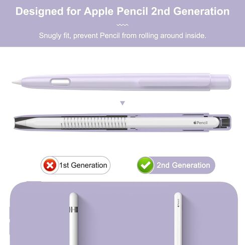 Moko Retractable Case Fit Apple Pencil Pro/2nd Generation, Light Pink in Saudi Arabia