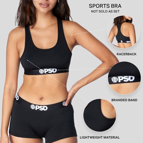 PSD Women's ATHL Grey Modal Sports Bra, Gray, M in Saudi Arabia