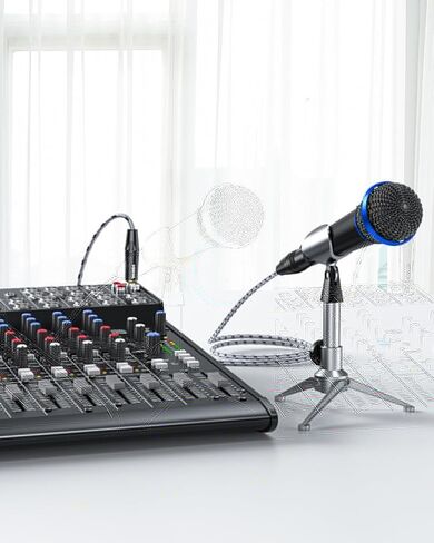 SNANSHI XLR to 1/4 Cable 6.6 Feet - XLR Female to 1/4 Male Cable, Balanced Double Shielded, TRS to XLR Cable for Dynamic Microphone, Amplifier, Mixer, Speaker in Saudi Arabia