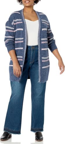 Avenue Women's Plus Size Cardi Skye Stripe in Saudi Arabia
