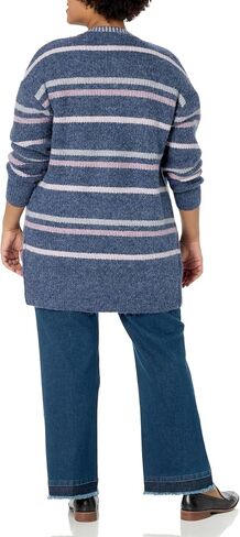 Avenue Women's Plus Size Cardi Skye Stripe in Saudi Arabia