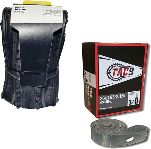 إطارات وأنابيب الدراجة - حزمة إطارات وأنابيب وإطارات الدراجة Kross Plus مقاس 26 بوصة × 1.95 بوصة in Kuwait