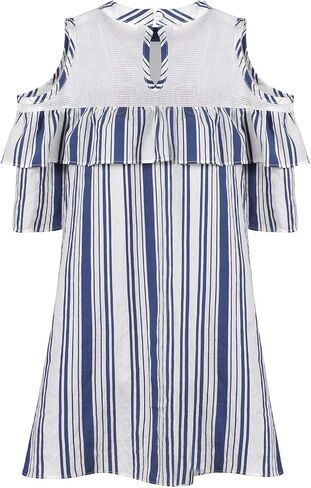 Bonny Billy Girl's Teen Ruffle Sleeve School A-line Dress in Saudi Arabia