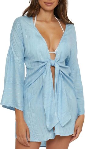 BECCA Radiance V-Neck Tunic, Casual, Beach Cover Ups for Women in Kuwait